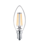 Lumânari ?i lustre LED clasice cu filament Classic LEDCandle ND 4.3-40W E14 840 B35 CL