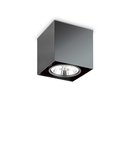 Corp de iluminat cu montaj pe tavan, plafoniera MOOD PL1 D15 SQUARE NERO