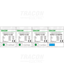 Descărcător de supratensiuneT1+T2, integrat, AC
Uc:385V; Iimp:50/100kA; In:50/100kA; Up:2,5kV; 3+1P