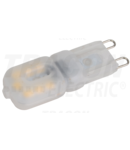 Sursă de lumină LED în carcasă din material plastic
230 VAC, 2,5 W,4000 K,G9,180 lm, 270°, EEI=G