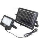 Proiector LED cu panou fotovoltaic și detector de mișcare10 W, 4000 K, 1100 lm, IP65, 3,7 V 7200 mAh