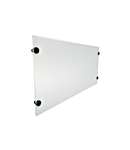 19" blank panel SnapIn 2U steel RAL9005 black PU5