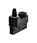 3-phase Adapter with strain relief black Plastic