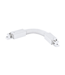 3-phase Flex connector plastic, Kabel white