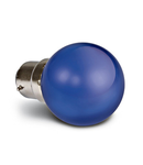 9G01/BL/B, albastru LED BALL LAMP 0,5w B22 230v