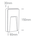 Adamo-L LED 3W 100lm 3000K 230V IP65 alb