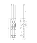 Adaptor 16A pentru Crosslink, 3 faze