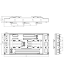 Adaptor bară 1250A pentru NS1250