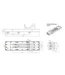 Adaptor bară 630A, versiune universală, CrossLink®