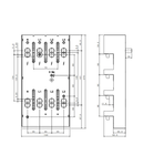 Adaptor bară pt. 3VA12, 20, 21, 22, 52, 61, 62, 140x270