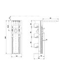 Adaptor montaj aparate modulare 63A, 63mm 1sina