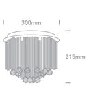 Agios A G9 4x9W 100-240V chrome