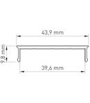 Aluminiu capac MF 2m