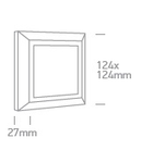 Anna Q LED 3W, 3000K, 190lm, IP65, 230V, alb