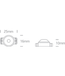 Aron 50 x 1x0,5W W 45lm 6000K 12V DC IP65 dim