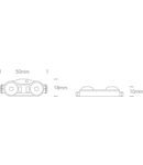 Aron 50 x 2x0,5W W 90lm 6000K 12V DC IP65 dim