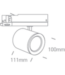 Arona M 30W 2700lm 3000K 38° Ra90 230V IP20 alb