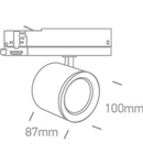 Arona S 20W 1800lm 3000K 38° Ra90 230V IP20 alb