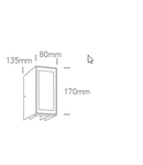 Atla LED, 9W,600lm, 3000K, 230V, IP54, alb