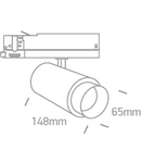 Benidorm 15W 1350lm 3000K 38° Ra80 230V IP20 alb