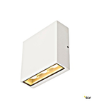 BIG QUAD UP/DOWN wall lamp, 6x1W, 3000K, IP54, square, white