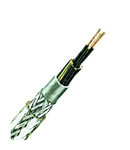 Cablu comandă, PVC, tresă oţel YSLYQY-JZ 3x1,5 transparent