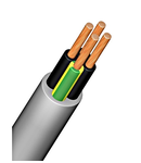 Cablu, iz. PVC pt. conect. motoare SLM-JZ 4 x 4 gri 0,6/1 KV