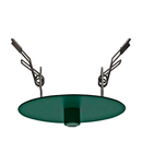 Canopy 1-fold, recessed mounted opal green (RAL 6026)