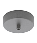 Canopy 1-fold, surface mounted dust-grey (RAL 7037) IP20