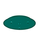 Canopy 3-fold, surface mounted opal green (RAL 6026)