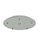 Canopy 5-fold, surface mounted dust-grey (RAL 7037)