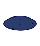 Canopy 5-fold, surface mounted gentian blue (RAL 5010)