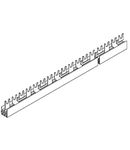 C-Busbar 3-pole.N.break-out, 16mm²