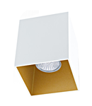 Ceiling light "Polasso" square 35W white / gold IP20