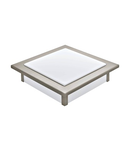 Ceiling luminaire "Auriga Pro" 3000K white nickel-matt