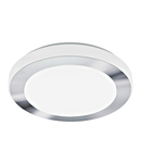 Ceiling luminaire "LED Carpi" 16W 3000K aluminium brushed