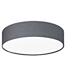 Ceiling luminaire "Pasteri Pro" 1 x 60W grey IP20