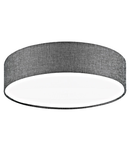 Ceiling luminaire "Pasteri Pro" 1 x 60W linen grey IP20