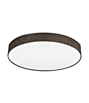 Ceiling luminaire "Pasteri Pro" 5 x 60W leinenbrown IP20