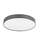 Ceiling luminaire "Pasteri Pro" 5 x 60W linen grey IP20