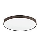 Ceiling luminaire "Pasteri Pro" 7 x 60W leinenbrown IP20