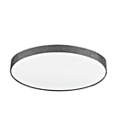 Ceiling luminaire "Pasteri Pro" 7 x 60W linen grey IP20