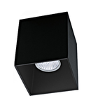 Ceiling luminaire "Polasso Pro" square 35W black IP20