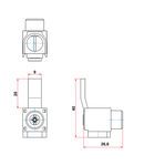 Clema conexiune lamela 6-50mm² 20x9mm, drept