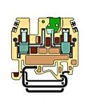 Clemă deconectabilă bej, tip MPS.4/0,2-6 mm²