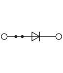 Clemă şir cu diodă ST 2,5-DIO/L-R