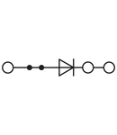 Clemă şir cu diodă ST 2,5-TWIN-DIO/L-R