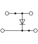 Clemă şir cu diodă STTB 2,5-DIO/O-U