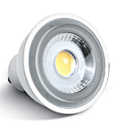 COB LED GU10, 6W, 3000K, 380lm, 60°, 230V