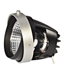 COB LED MODUL, 12°, argintiuptr. AIXLIGHT PRO rama incast.